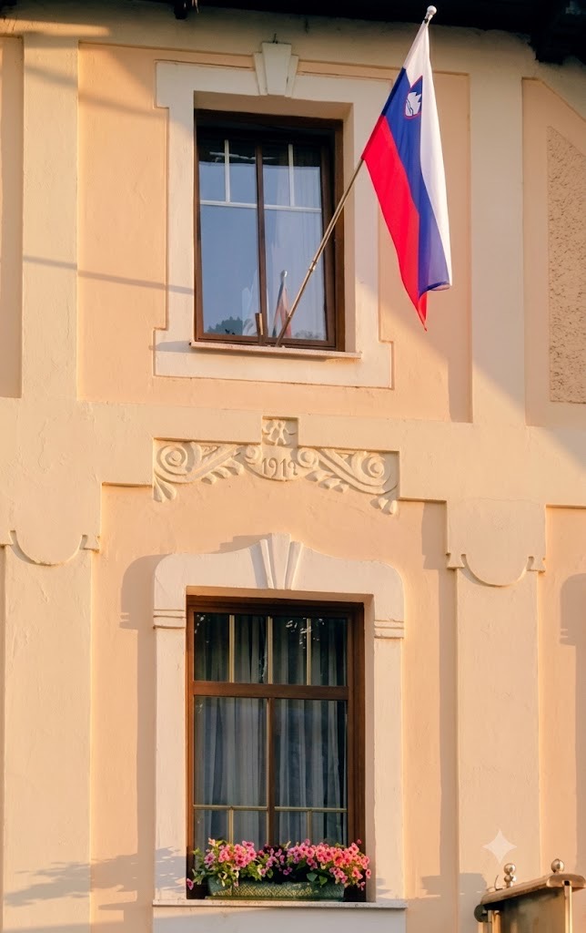 Zastava na domači hiši